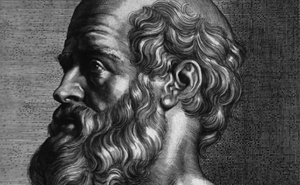 A History of Chiropractic Care - Hippocrates Engraving