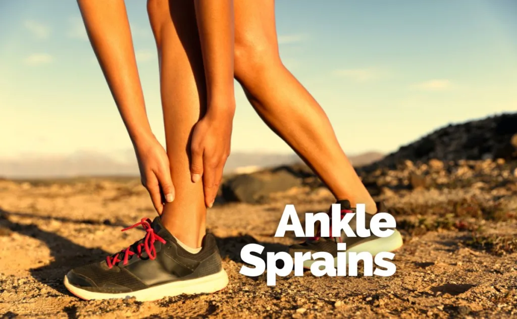 Ankle Sprain Recovery - Person receiving treatment for an ankle sprain at Rincon Chiropractic.
